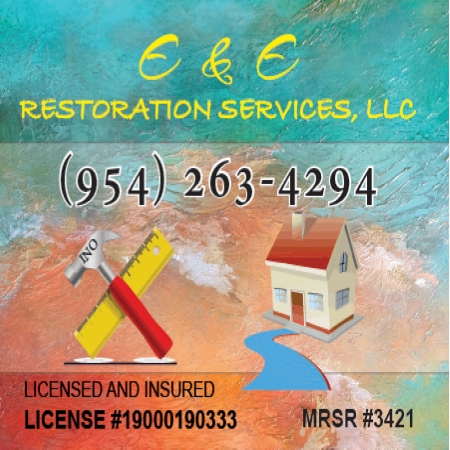 E and E Restoration Logo